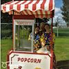 Stand voor de popcornmachine